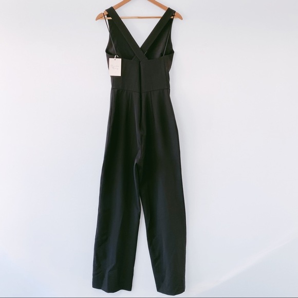 Charles Henry Black Halter Jumpsuit M ($110) As Is - Picture 2 of 6